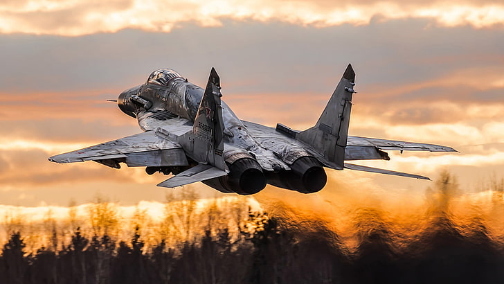 the fourth generation, The Russian air force, Fulcrum, OKB MiG, The MiG-29SMT, Soviet multipurpose fighter, a modernized version of the MiG-29SM, 9-17, HD wallpaper