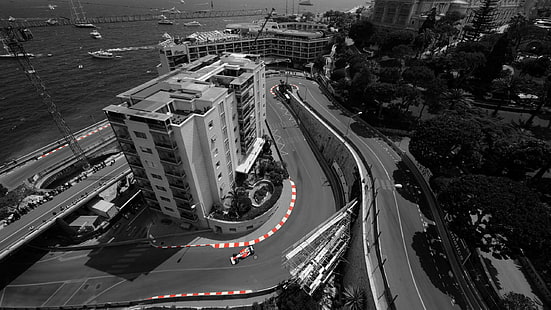 Monaco GP Colorsplash, Ferrari, Monaco, Formule 1, Colorsplash, voitures, Fond d'écran HD HD wallpaper