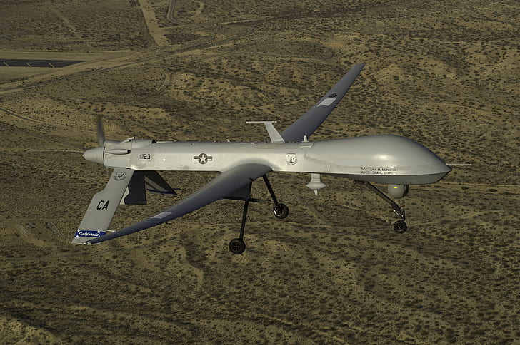 Predator, multipurpose, unmanned, camera, MQ-1, flying, HD wallpaper