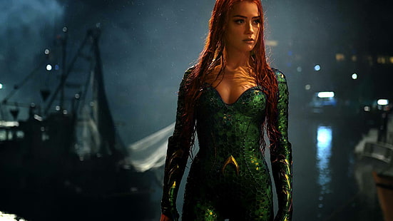 Amber Heard como Mera em Aquaman, HD papel de parede HD wallpaper