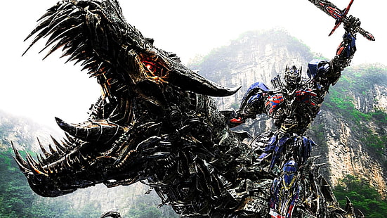 Transformers: Age of Extinction Transformers Dinosaur Optimus Prime HD, films, transformateurs, âge, dinosaure, prime, optimus, extinction, Fond d'écran HD HD wallpaper