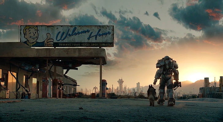 Fallout 4 Trailer, movie still, Games, Fallout, 4, videogames, rpg, post-apocalypse, nuclear, HD wallpaper