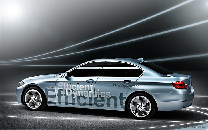 2010 BMW Series 5 Active Hybrid Concept (2), ray bmw sedan, 2010, concept, hybrid, series, active, cars, HD wallpaper