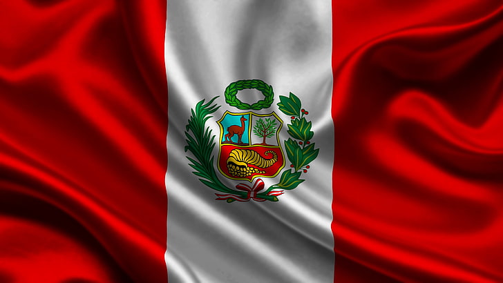 Перу флаг, флаг, Перу, HD обои