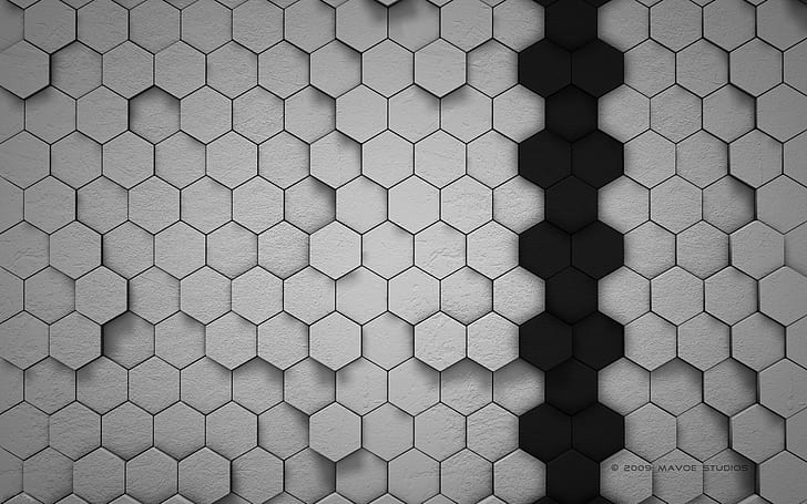 Honeycomb Pattern HD, digital/artwork, pattern, honeycomb, HD wallpaper