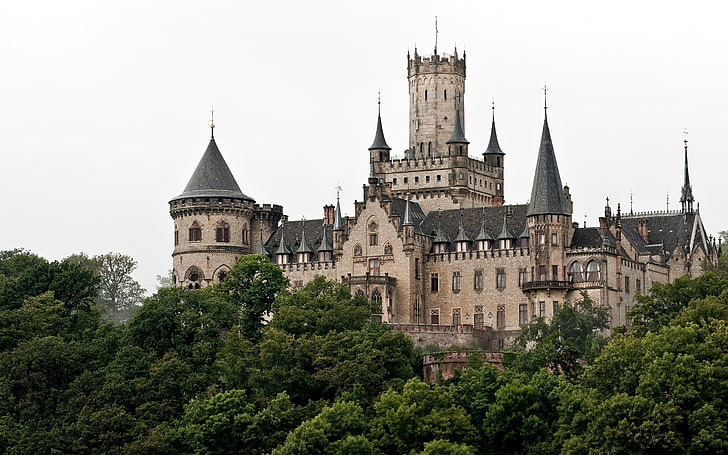 Замок Мариенбург, Ганновер, Германия, HD обои