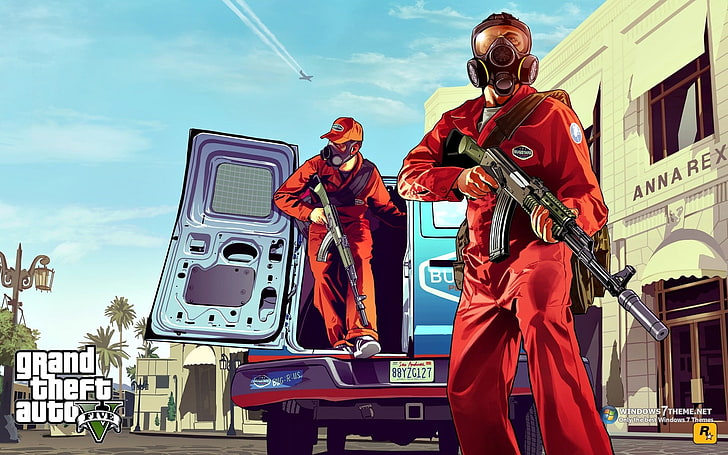 Person, die Gewehr Tapete, Grand Theft Auto V, Grand Theft Auto, HD-Hintergrundbild