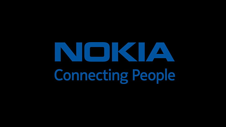 Nokia, Blue, Black, HD wallpaper