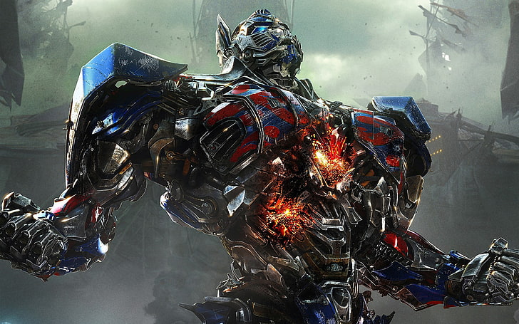 خلفية الشاشة الرقمية Transformers Optimus Prime ، Optimus Prime ، المحولات: عصر الانقراض ، الأفلام ، المحولات، خلفية HD