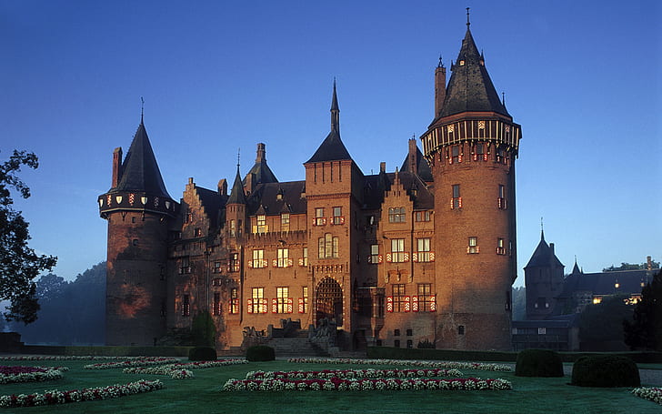 Castello nei Paesi Bassi, castello, Paesi Bassi, Sfondo HD