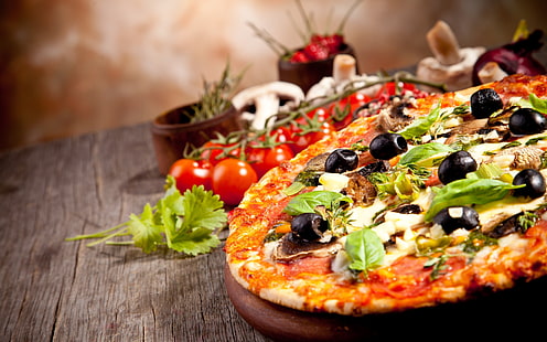Italienische Pizza, Pizza, HD-Hintergrundbild HD wallpaper