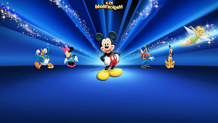 かわいい、ミッキーマウス、ミニーマウス、ウォルトディズニー、 HDデスクトップの壁紙