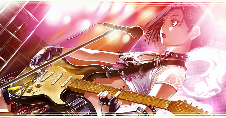 Anime, Love Plus, Guitar, HD wallpaper | Wallpaperbetter