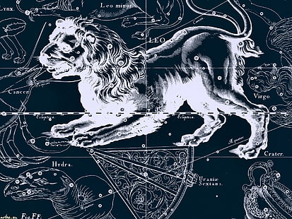 Фэнтези, Зодиак, Гороскоп, Лев (Астрология), Знак Зодиака, HD обои HD wallpaper