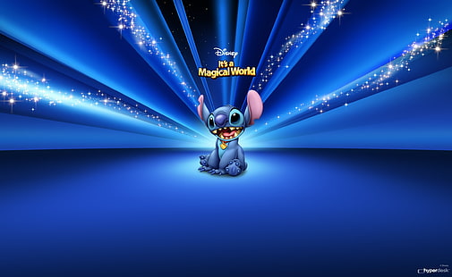 Blaues Disney, Disney Stitch, Cartoons, Altes Disney, Blau, Disney, HD-Hintergrundbild HD wallpaper