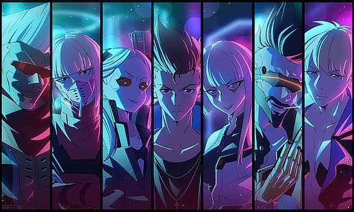 Cyberpunk: Edgerunners, Lucy (Edgerunners), Cyberpunk 2077, аниме, HD тапет HD wallpaper