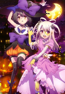 anime, anime girls, rivestimento Fate / kaleid Prisma Illya, Illyasviel von Einzbern, Miyu Edelfelt, Sfondo HD HD wallpaper