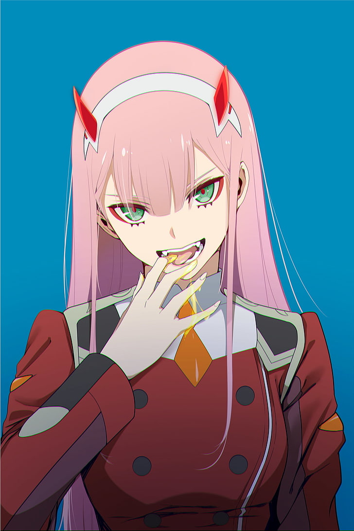 Darling in the FranXX, Zero Two (Darling in the FranXX), anime girls, pink hair, HD wallpaper