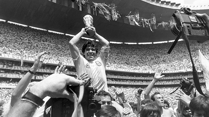 Argentina, Diego Maradona, FIFA World Cup, soccer, sports, legend, HD wallpaper