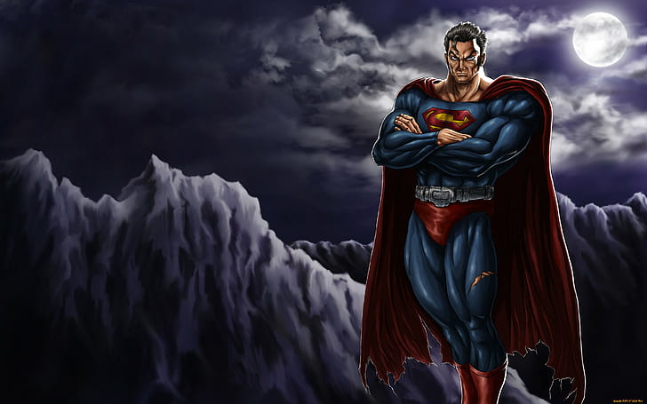 artwork, Superman, HD wallpaper
