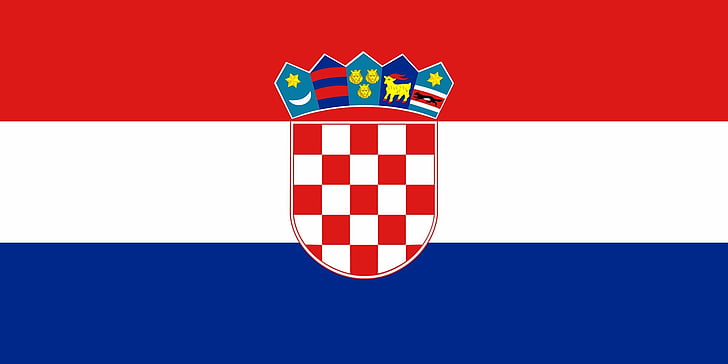 2000px флаг на хърватия svg, HD тапет