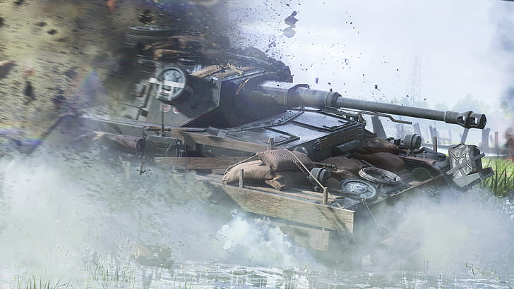 Panzer IV, Battlefield, tanque, destruição, Battlefield 5, Battlefield V, HD papel de parede