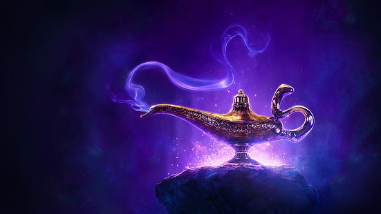 Poster Film Disney Aladdin 2019, Wallpaper HD HD wallpaper