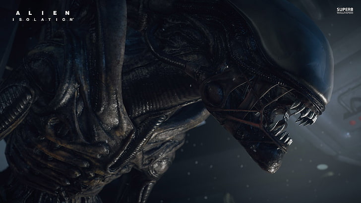 Alien VS Predator цифровые обои, Alien: Isolation, Xenomorph, видеоигры, инопланетяне, HD обои