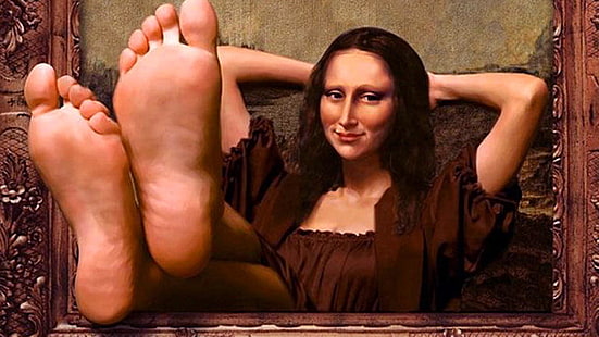 Mona Lisa, parodias, arte, Fondo de pantalla HD HD wallpaper