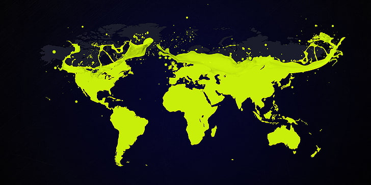 خريطة العالم، خلفية HD