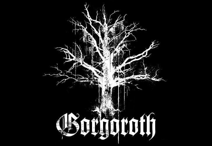 black metal, Gorgoroth, typografi, musik, extrem metal, HD tapet
