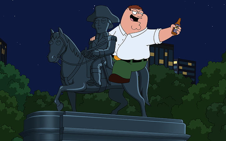 Family Guy, Peter Griffin, ivre, bière, Fond d'écran HD
