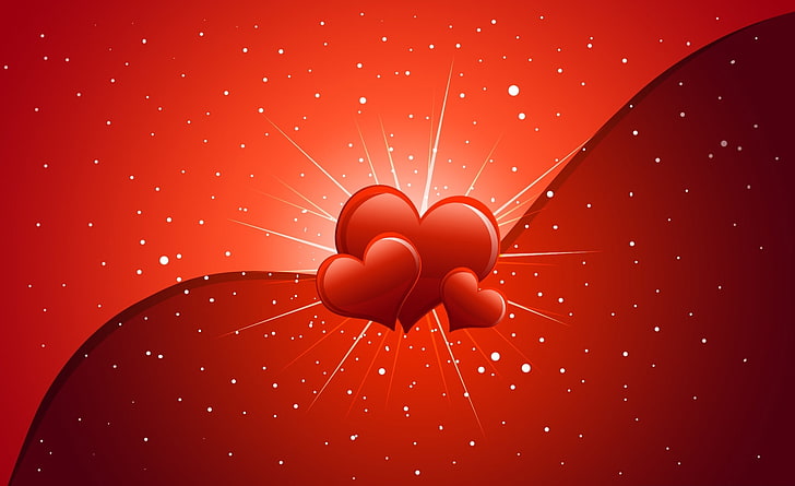 Valentines Day, red hearts wallpaper, Holidays, Valentine's Day, Valentines, HD wallpaper
