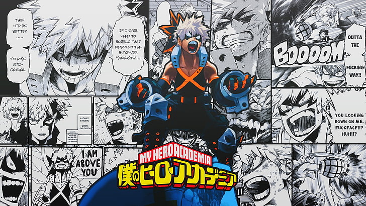 Anime, My Hero Academia, Katsuki Bakugou, Wallpaper HD