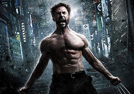 Hugh Jackman, Wolverine, Hugh Jackman, Logan, O Wolverine, Wolverine: O Imortal, HD papel de parede HD wallpaper