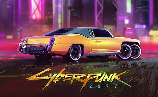 Video Oyunu, Cyberpunk 2077, Araba, Ikinci El Araç, HD masaüstü duvar kağıdı HD wallpaper