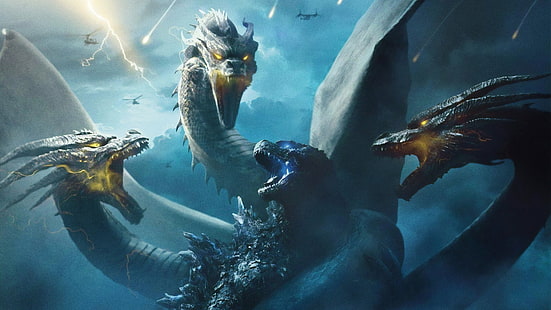 Film, Godzilla: King of the Monsters, Godzilla, HD tapet HD wallpaper