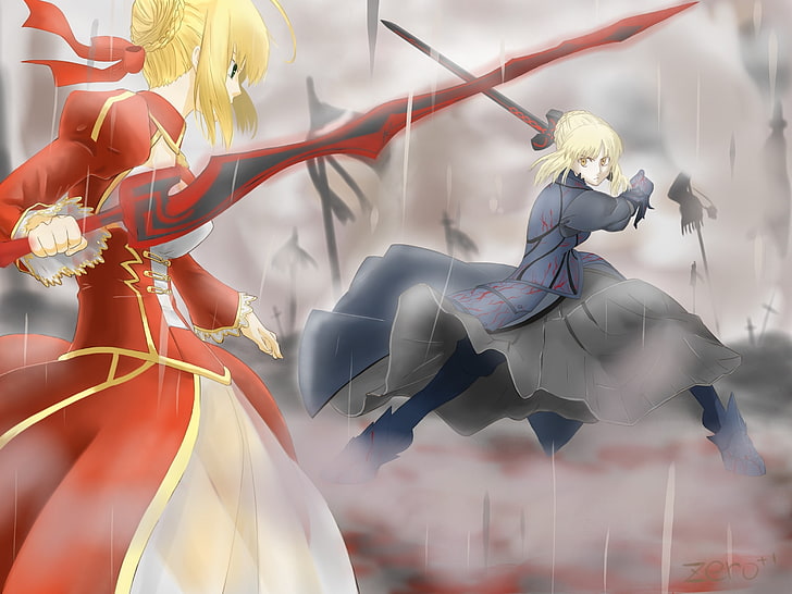 fatestay night saber fateextra saber alter saber extra fate series Anime Fate Stay Night HD Art , saber, Fate/stay Night, Saber Alter, Fate series, fate/extra, saber extra, HD wallpaper