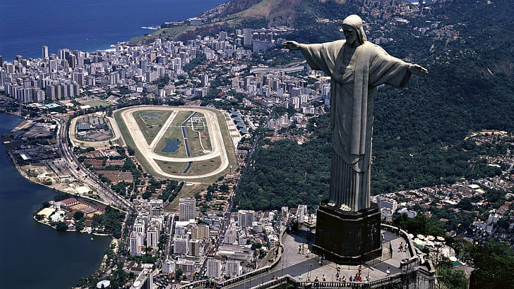 Christus der Erlöser Brasilien, HD-Hintergrundbild