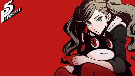 Persona 5, Anne Takamaki, Morgana, HD-Hintergrundbild HD wallpaper