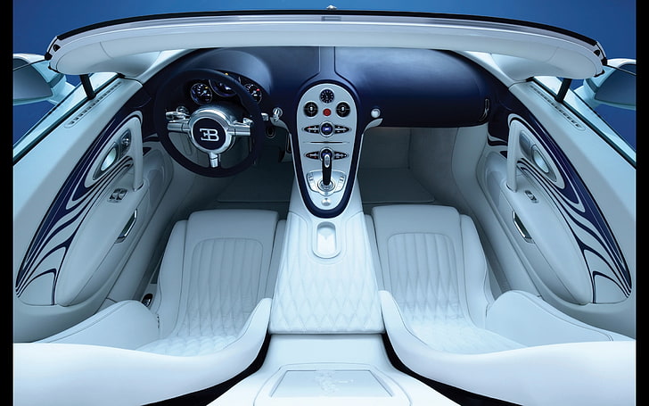 2011, blanc, bugatti, grand, intérieur, l 039 ou sport, supercar, veyron, Fond d'écran HD