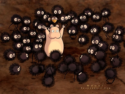 ภาพประกอบตัวละคร, Spirited Away, Studio Ghibli, วอลล์เปเปอร์ HD HD wallpaper