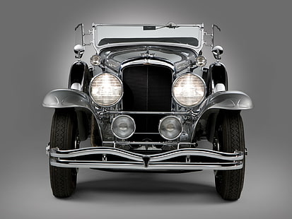 Duesenberg, Duesenberg modello J doppio cappuccio Phaeton, 1929 Duesenberg modello J doppio cappuccio Phaeton, auto di lusso, auto d'epoca, Sfondo HD HD wallpaper