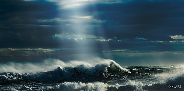 fotografia, natureza, mar, ondas, HD papel de parede