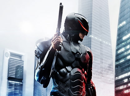 RoboCop Movie 2014, GI Joe обои, Фильмы, Другие фильмы, научная фантастика, 2014, Robocop, 2028, cyborg, HD обои HD wallpaper