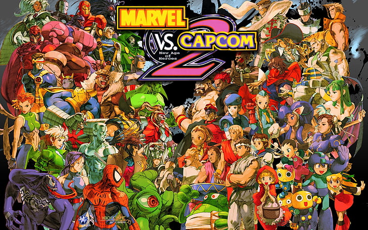 Videojuego, Marvel vs.Capcom 2, Fondo de pantalla HD
