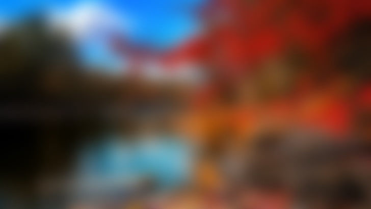 blurred, nature, HD wallpaper