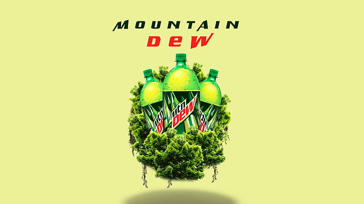 Mountain Dew, logo, Fondo de pantalla HD
