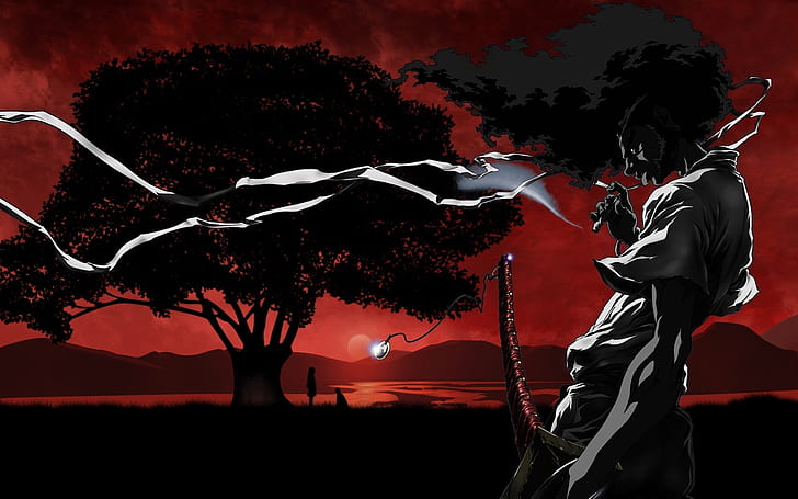 Sundown Afro Samurai, Tapety HD