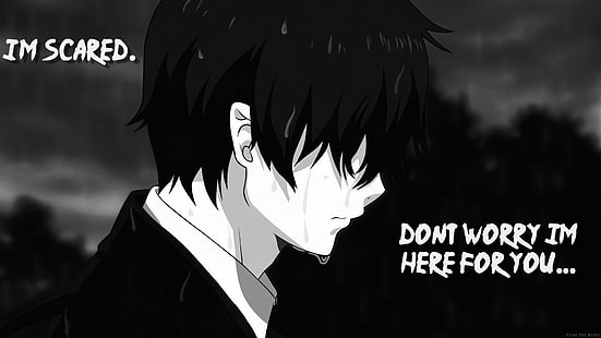 Anime, Ao kein Exorzist, Junge, traurig, HD-Hintergrundbild HD wallpaper